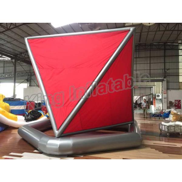 PVC Grey / Red Inflatable Sailing Water Toy Water Park Usage For Adults And Kids