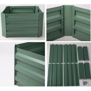 Farmhouse 80x30cm Raised Metal Garden Bed For Flower