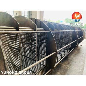 China Stainless Steel Heat Exchanger Tube With Tubesheet Drilled Baffle Plates Support Plates Baffles Condenser Air Cooler on sale