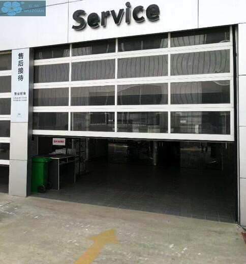 Buy Motorized Aluminum Frame Glass Insulated Clear Garage Door at wholesale prices