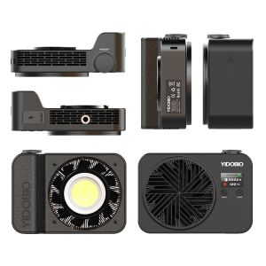 Slim LED Video Light 100W Adjustable 2700-7500K Bluetooth App Control For Live