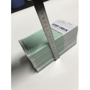 CT-G3616 English Language US guest check Customized for Bar Transactions