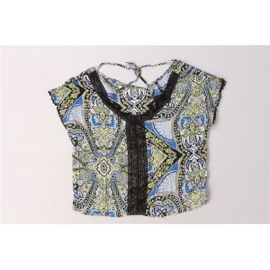 China Versatile Fashion Cropped Vest Womens 100% Viscose Casual Slim Fit on sale