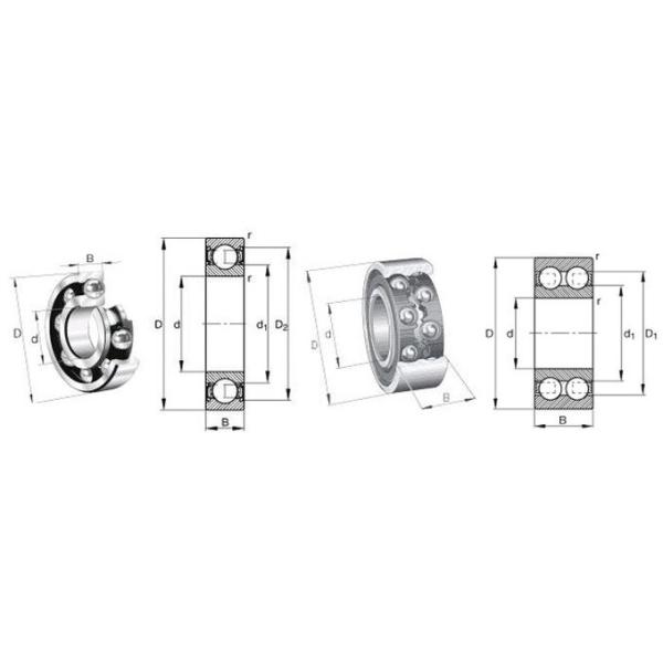 Forklift Attachment Deep Groove Ball Bearing , High Speed Single Row Ball Bearing