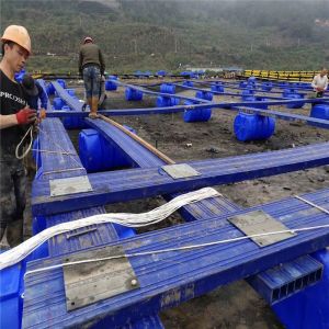 Nylon/PE Material Square Fish Farming Cage with 4sq. m to 200sq. m Size and 15