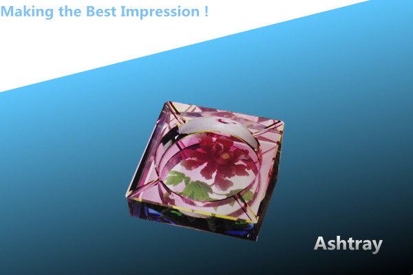 Buy cristal ashtray/ashtray/glass ashtray/cigarette gift/lotus ashtray at wholesale prices