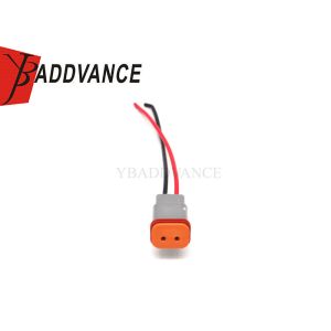 Deutsch DT 2 Pin DT06-2S Pigtail Waterproof Wire Harness For Light Bar Fog Light
