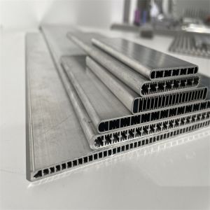 China Automobile Condenser Aluminum Extruded Tube Microchannel For Oil Cooler on sale