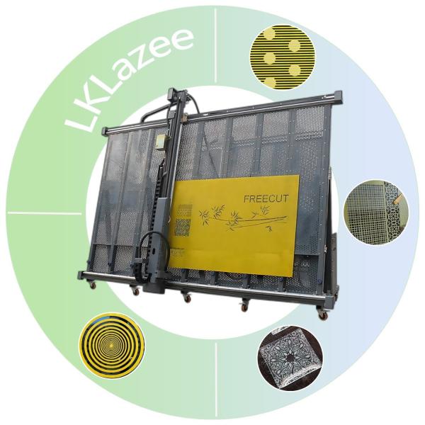 Customization Glass Vertical Laser Blade Engraving Machine for Art Glass Sliding