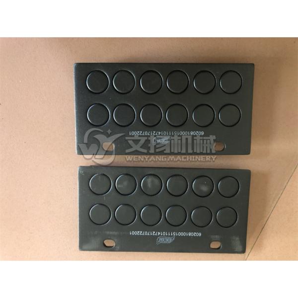 Buy Lonking wheel loader genuine spare parts 408107-108 brake pad at wholesale prices