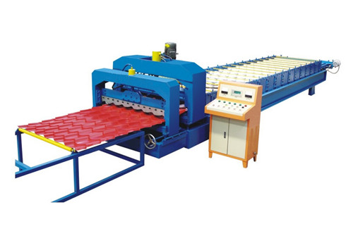 Buy Arc Bias Glazed Tile Roll Forming Machine at wholesale prices