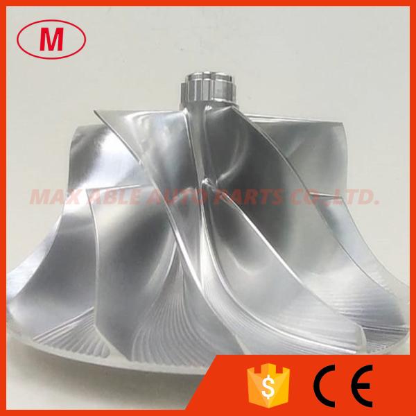 GT55 94.00/133.84mm 7+7 blades Dodecagon Nut design high performance turbo milling/aluminum 2618/billet compressor wheel