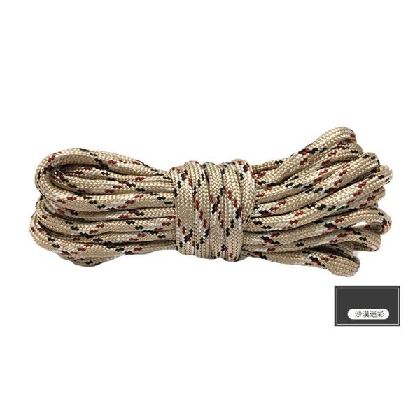Colorful Orange Nylon Rope ISO9001 Double Braided Polyester Rope