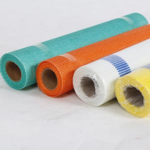 Different colors fiberglass self - adhesive mesh used for construction material