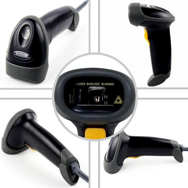 USB Laser Barcode Scanning System / 1D Barcode Reader With Instant Upload Mode