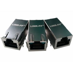 HR851140A RJ45 Modular Jack JK2001A7R, LPJK2001AGNL 10/100 POE+