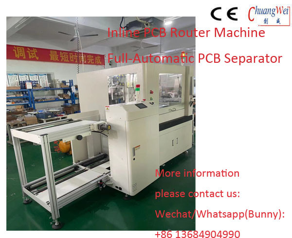 PCB Depaneling Router Machines with CCD Camera Alignment & CNC Programming