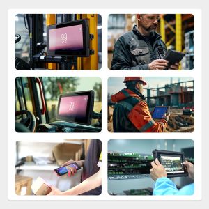 4GB/8GB Memory Capacity Private Mold 10.1 Inch Rugged Tablet with Strap Charging