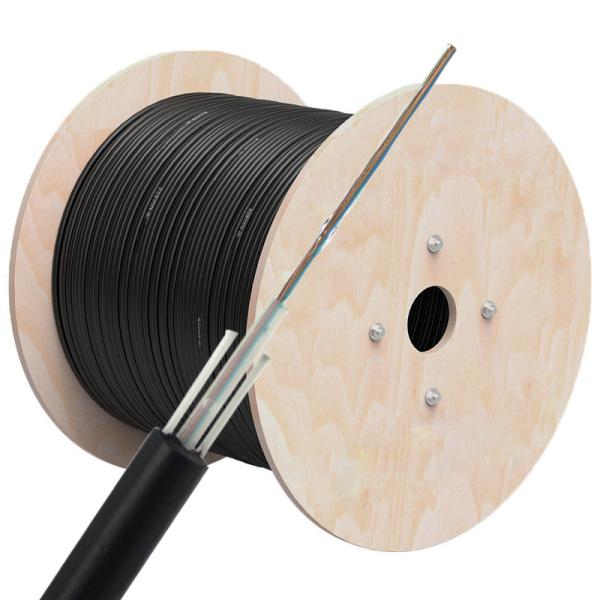 Aerial Single Mode G652D 8 Core GYFXTY Fiber Optic Cable
