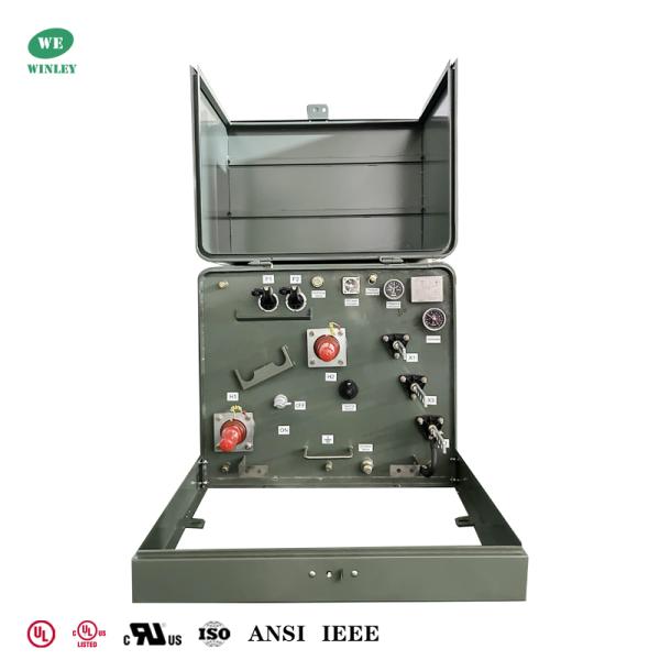 25Kva Single Phase Pad Mounted Transformer Oil-immersed 34500V To 120V MV&HV