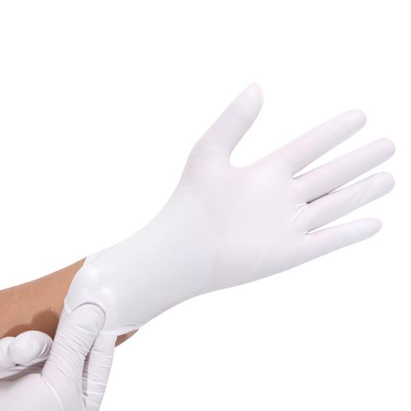 Buy SIGNO Milky White Powdered Latex Gloves Disposable NO LEAKAGE at wholesale prices