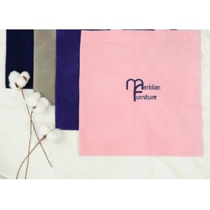 Velvet Tote Bags With Embroidery Printing Logo Recyclable Tote Bag