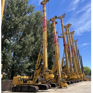 57.5m Depth TR158 Rotary Drilling Rigs Hydraulic Telescopic Crawler for