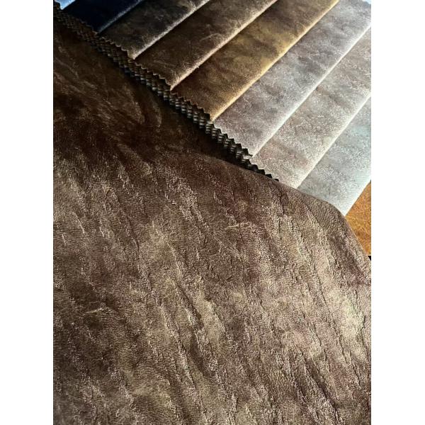 100% Polyester Velvet Sofa Fabric Printed Embossed Velvet Fabric Sofa Fabric Factory