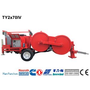 China 2x70/1x140kN Hydraulic Wire Tensioner/Cable Pulling Hydraulic Tensioner on sale