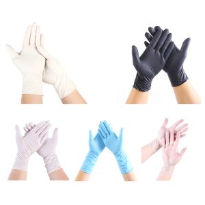 China Blue nitrile disposable gloves powder free latex free with CE and ISO certificates on sale