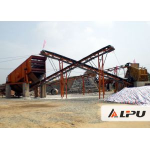 Mini Stone Crusher Equipment / Granite Crushing Plant High Performance