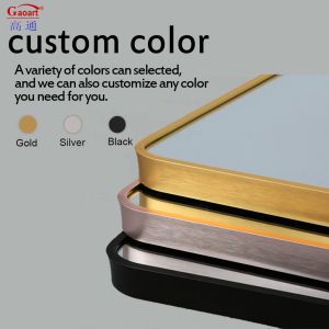 Modern Stylish Design Style Floor Standing Large Size Long Gold Dressing Mirror