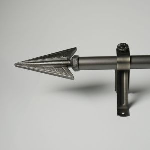 Home Office 10 Foot Iron Single Bracket Pipe Curtain Rods