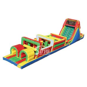 Quality Outdoor Kids Inflatable Obstacle Course With Pvc Tarpaulin CE Or UL Certificated for sale