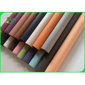 0.55mm Lightweight Blue Kraft Paper Fabric For Pouch Bag Biodegradable