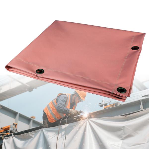 Buy Fiberglass Welding Blanket Fireproof 550C Heat Resistant Industrial Mat at wholesale prices