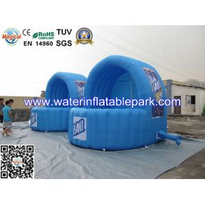 Quality Blue Inflatable Advertidsing Tent , 2 Person Clear Inflatable Lawn Tent for sale