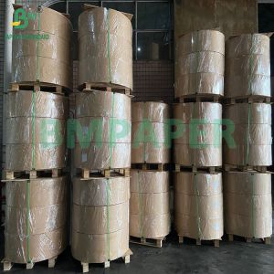 Quality 60gsm MG Brown Striped Kraft Paper For Making Coffee Paper Bag for sale