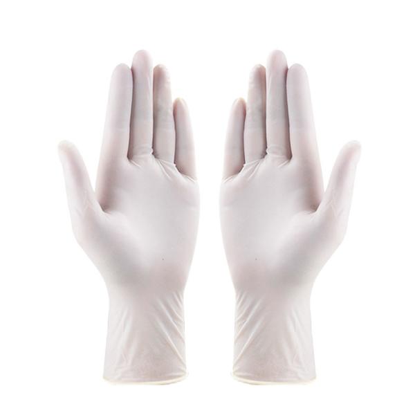 OEM ODM Material 4.5g White Disposable Latex Gloves