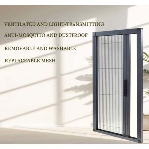 High Durability Tear Resistant Abrasion Resistant Pleated Fly Screen Customized