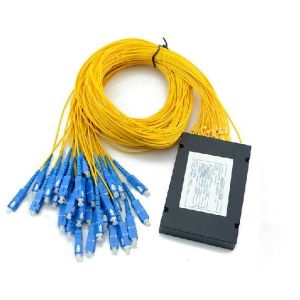 Planar Lightwave Circuit (PLC) Fiber Optic Splitter ABS 1*16 For Network