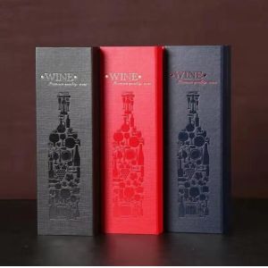 Glossy Lamination Custom Wine Shipping Boxes Eco Friendly Cardboard Clamshell