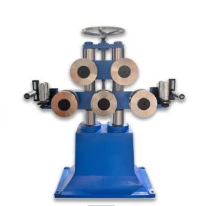 Convenient Adjustment 5 Wheels Straightening Machine For Extruder Machine Parts