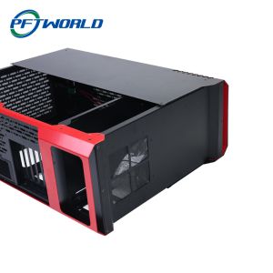 Sheet Metal Parts, Red and Black Aluminum Parts, Laser Cutting, Assembly,