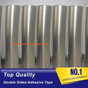 Quality high viscosity no yellowing lenticular double side adhesive film tape glue for 3d lenticular prints for sale