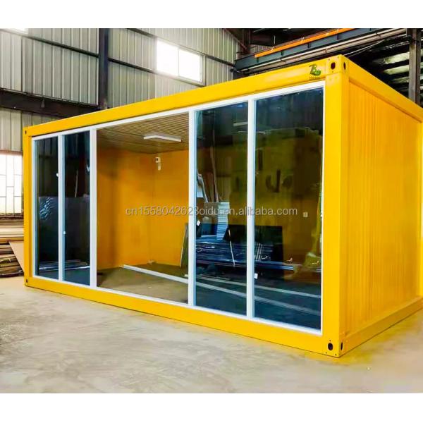Customized Color 20ft Prefabricated Flat Package Bulk Container Frame House for Migrant Workers on Construction Site