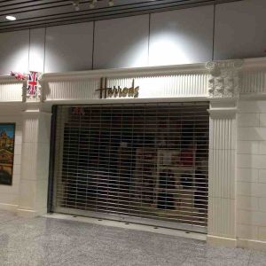 China Stainless Steel / Aluminum Automatic Roller Grilles Door Sample Available on sale