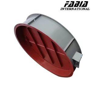 Flue Gas Damper Stainless Steel Valve High Temperature Resistance Waste-to