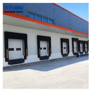 40mm Sandwich Panel Fire Rated Sectional Overhead Door Industrial