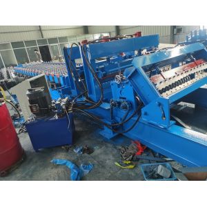 Granary And Barn 18.5kw Corrugated Sheet Rolling Machine With Curving